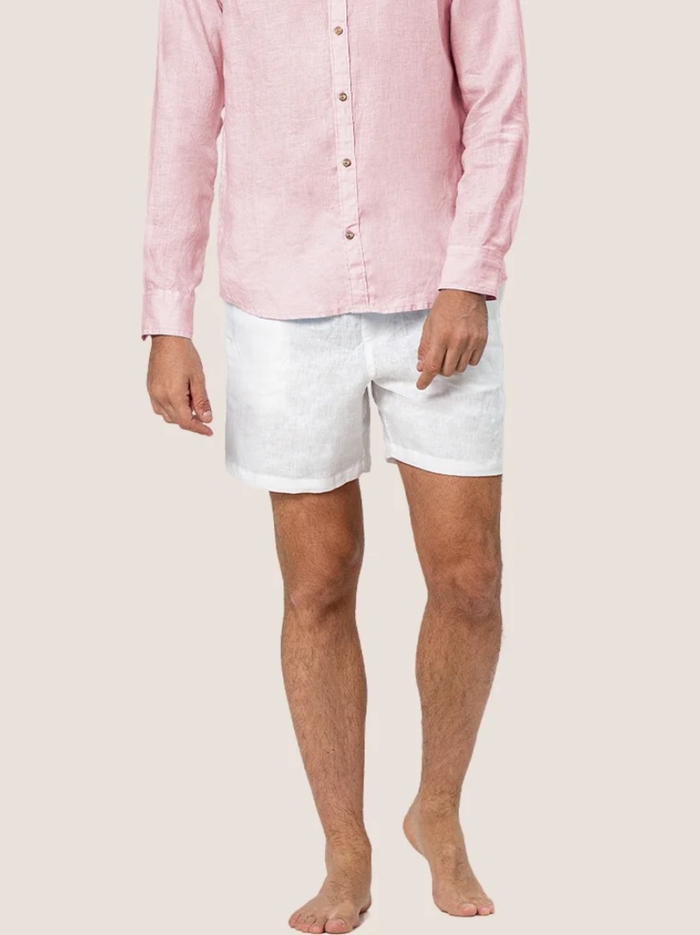 NWT OndadeMar 100% Linen Shorts 34